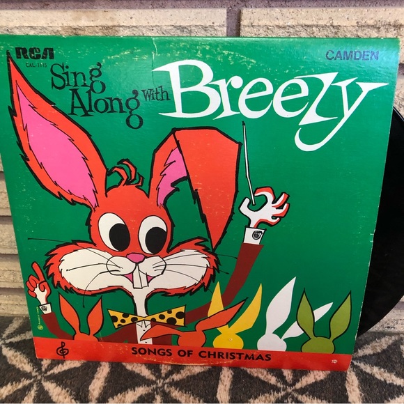 Vintage 60's "Sing Along with Breezy Songs of Christmas" Album - Kid's Record - Picture 3 of 10